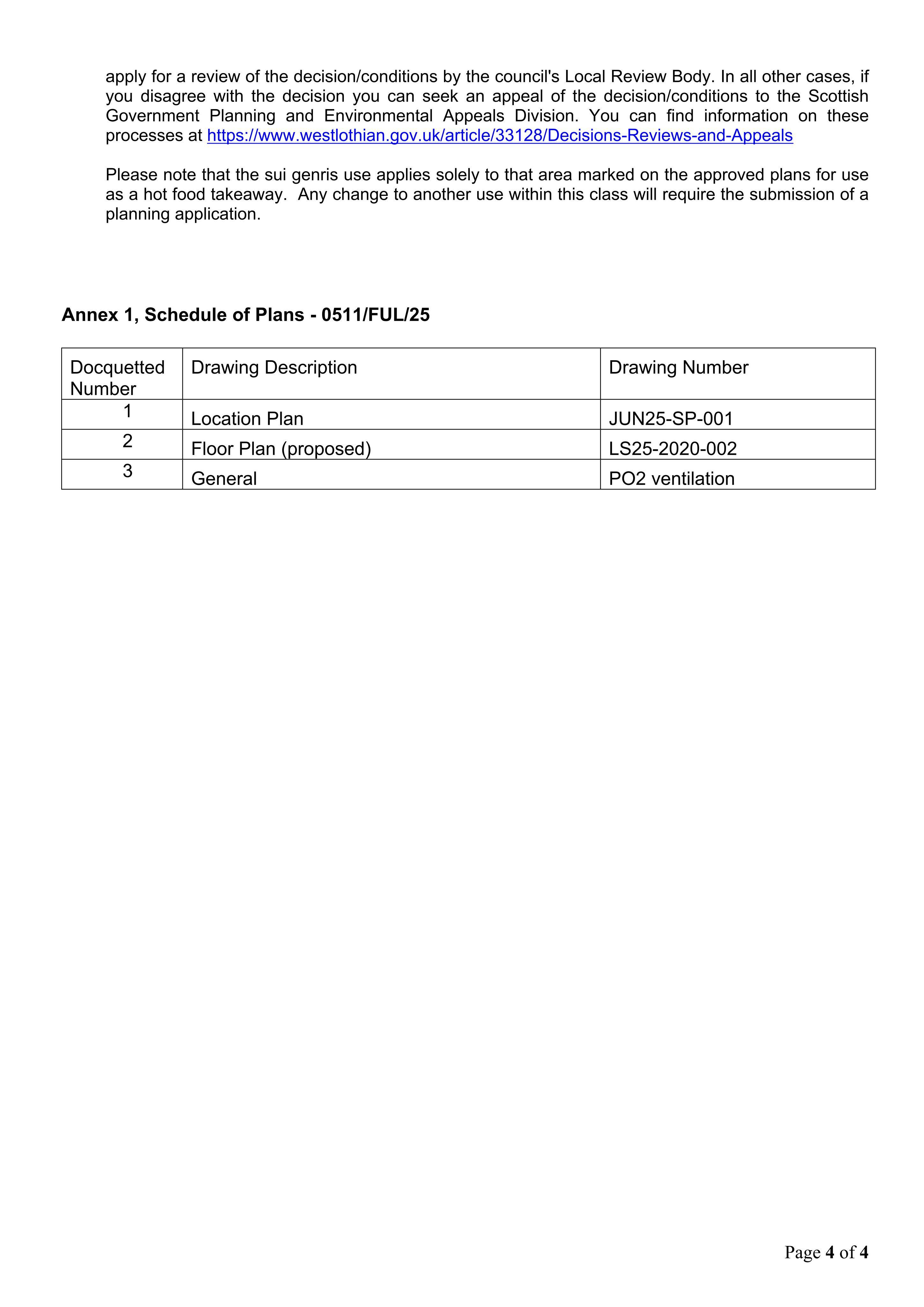 Planning document