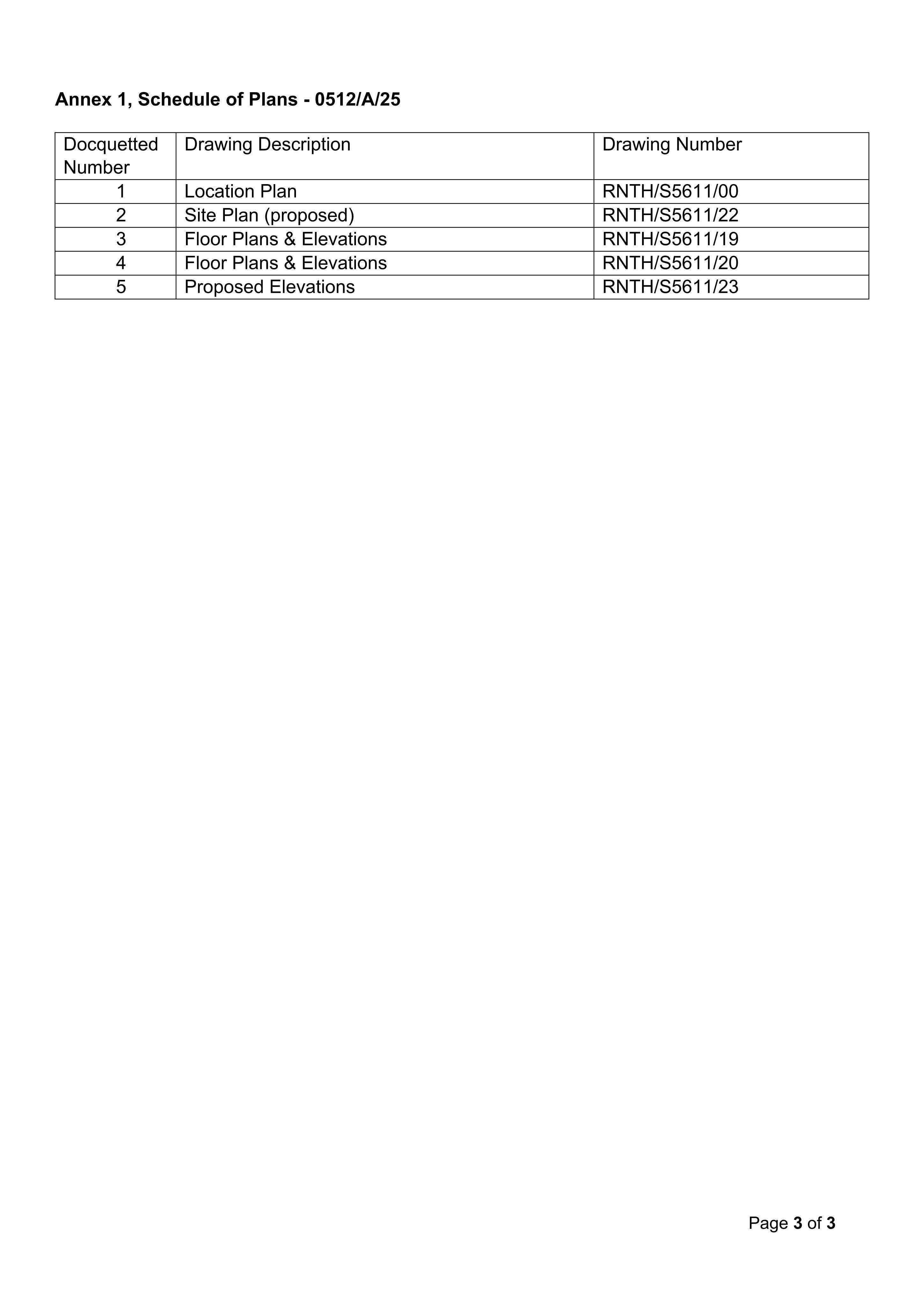 Planning document