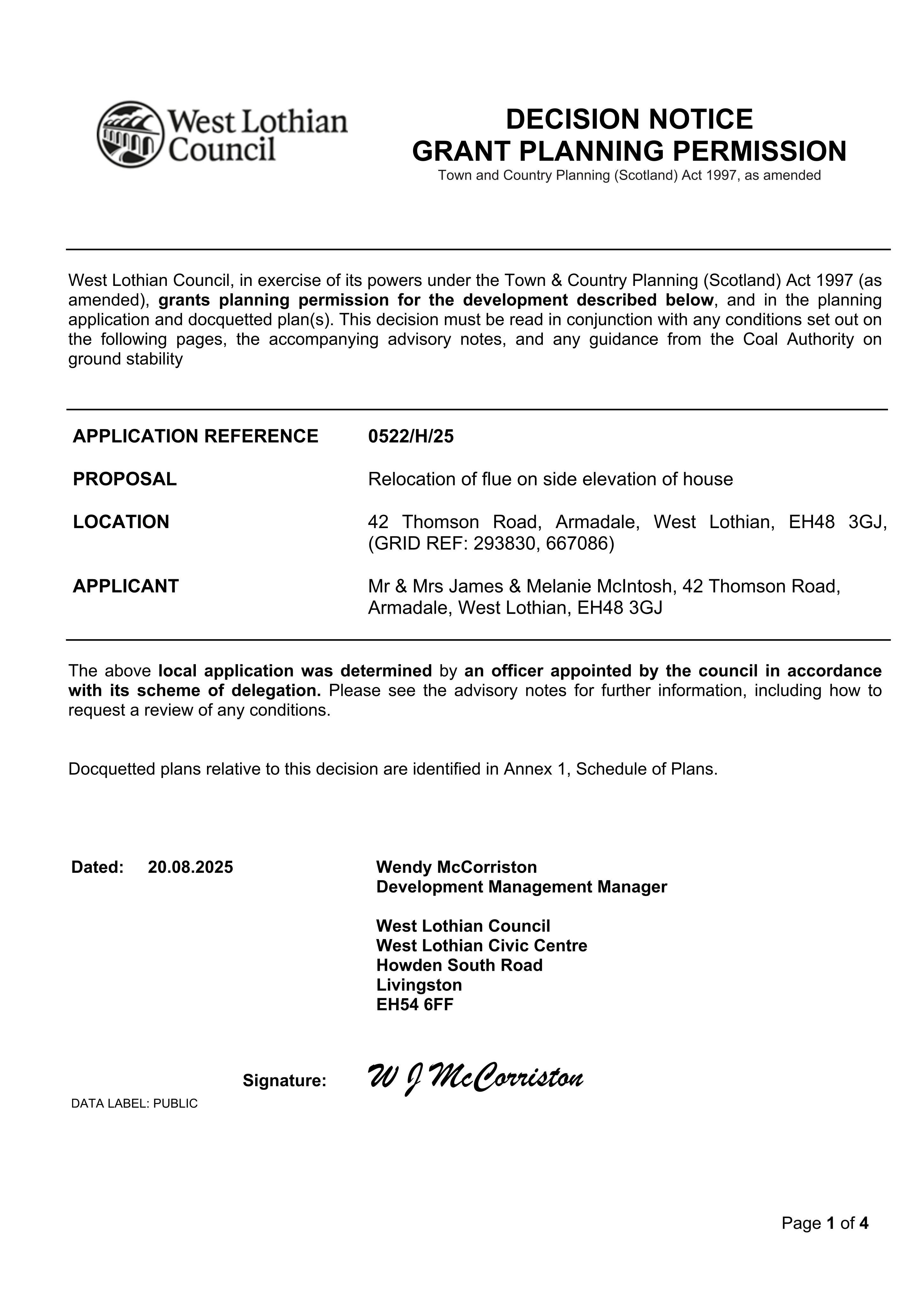 Planning document