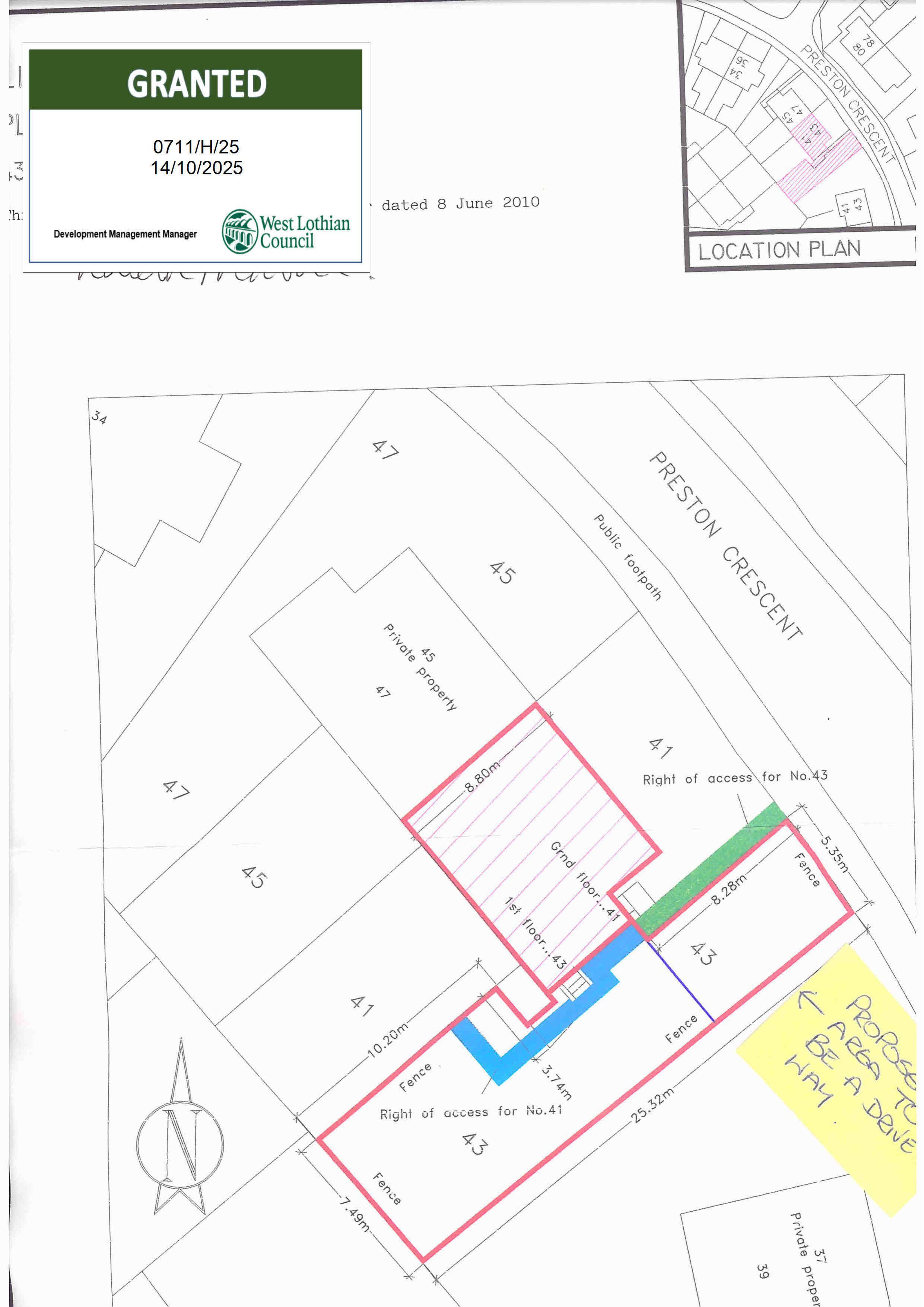 Planning document