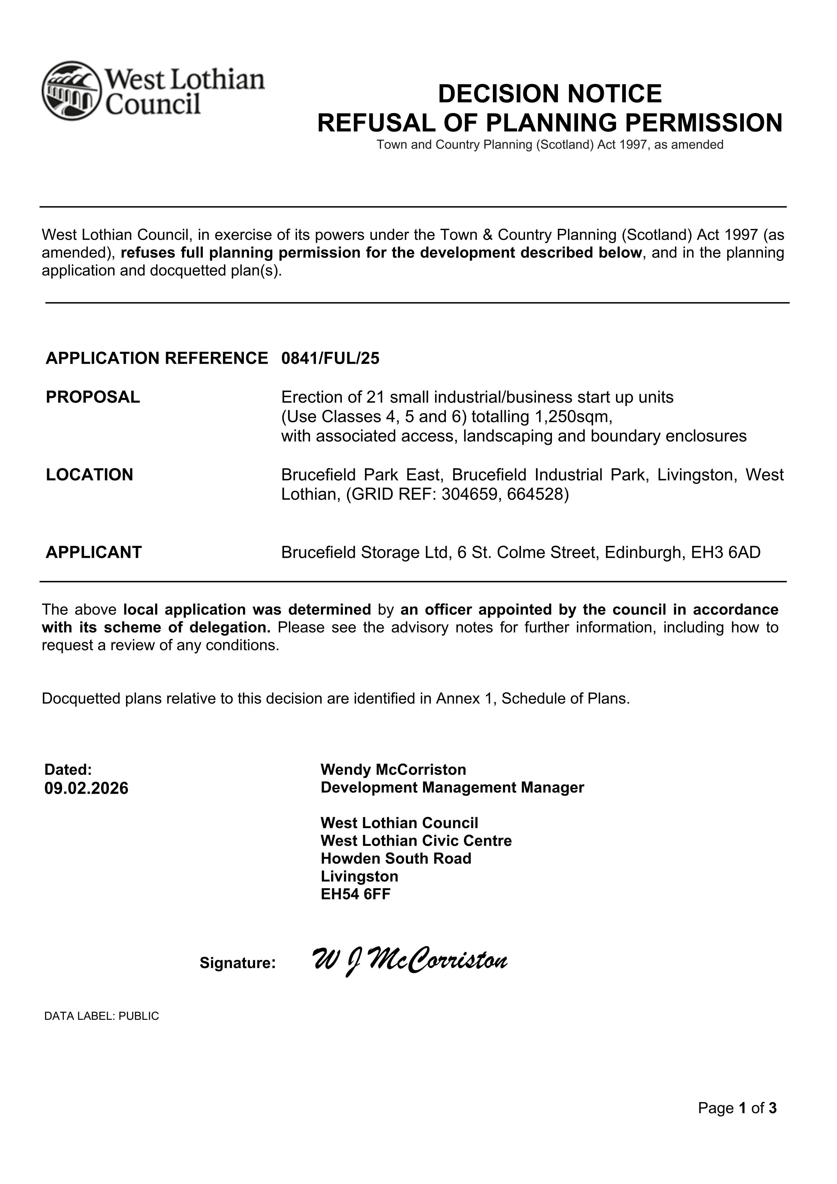 Planning document