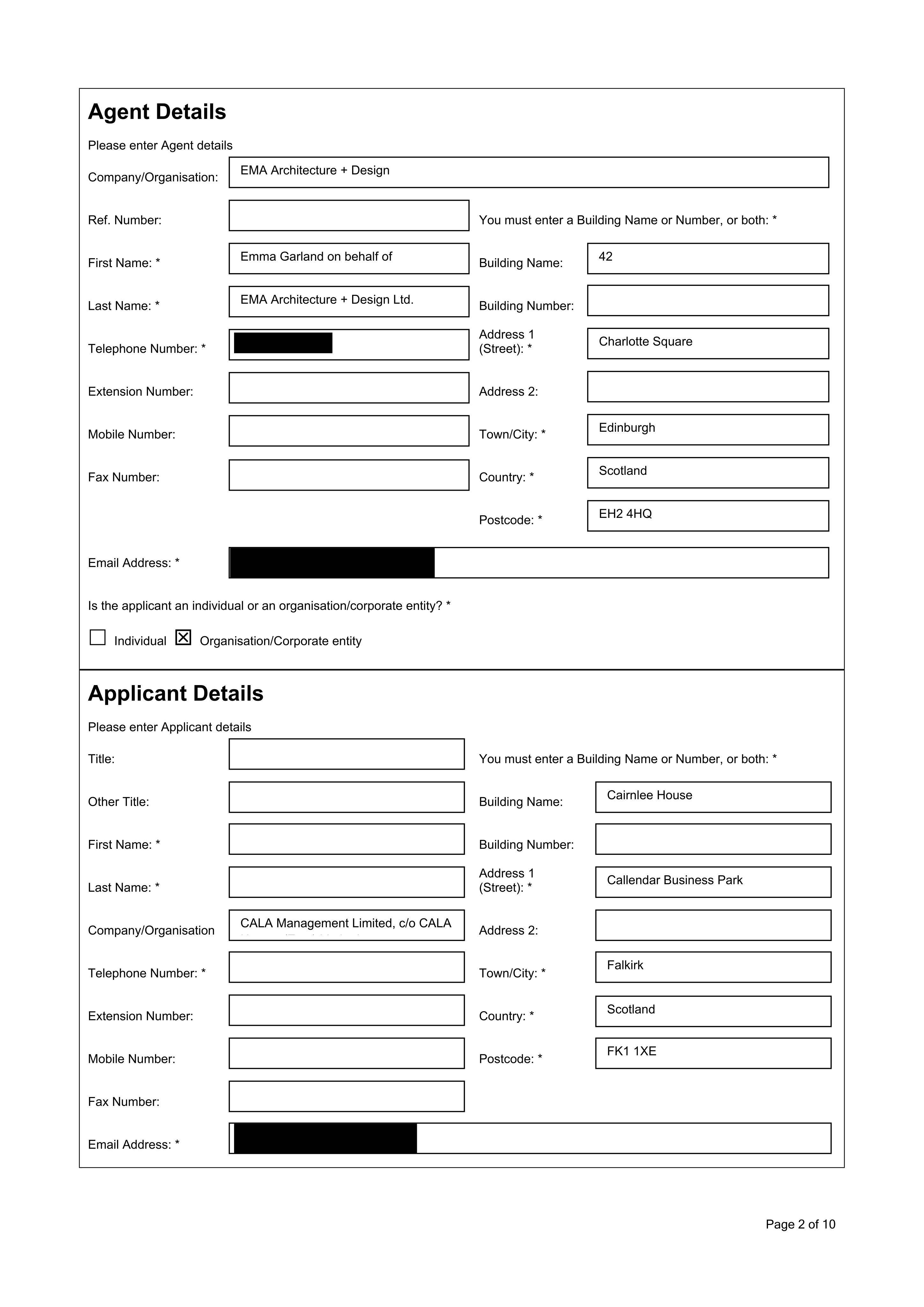 Planning document