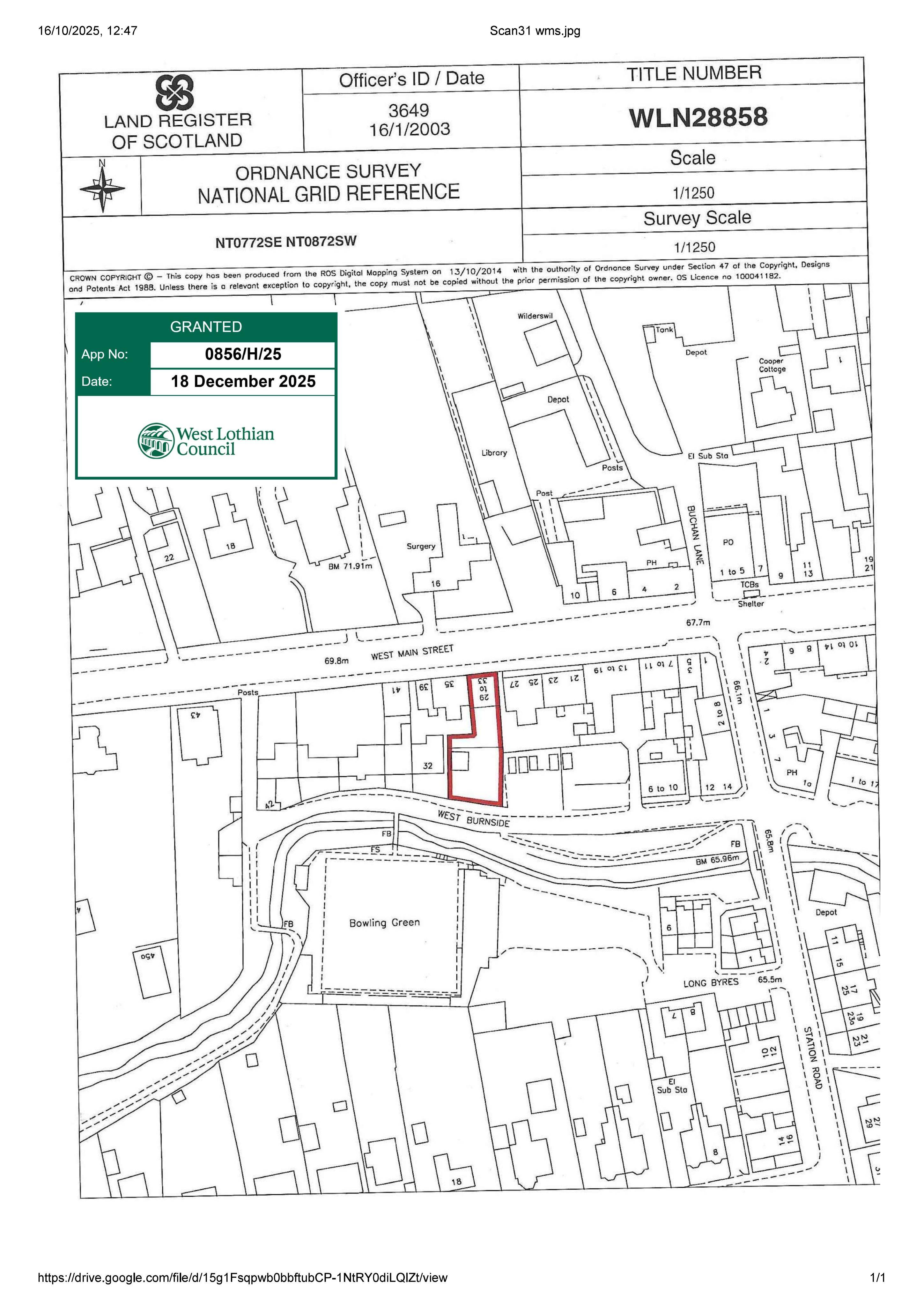 Planning document