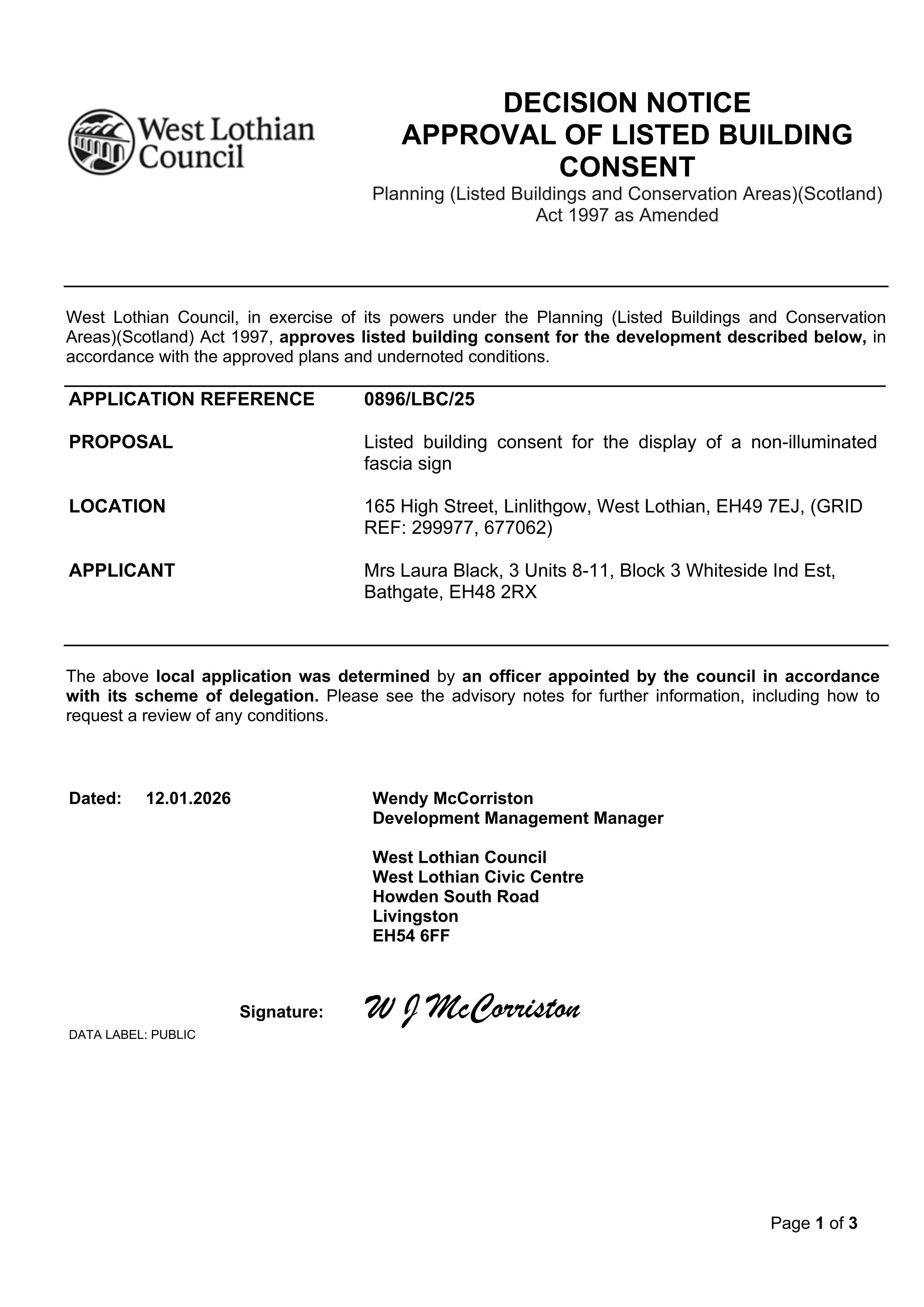 Planning document