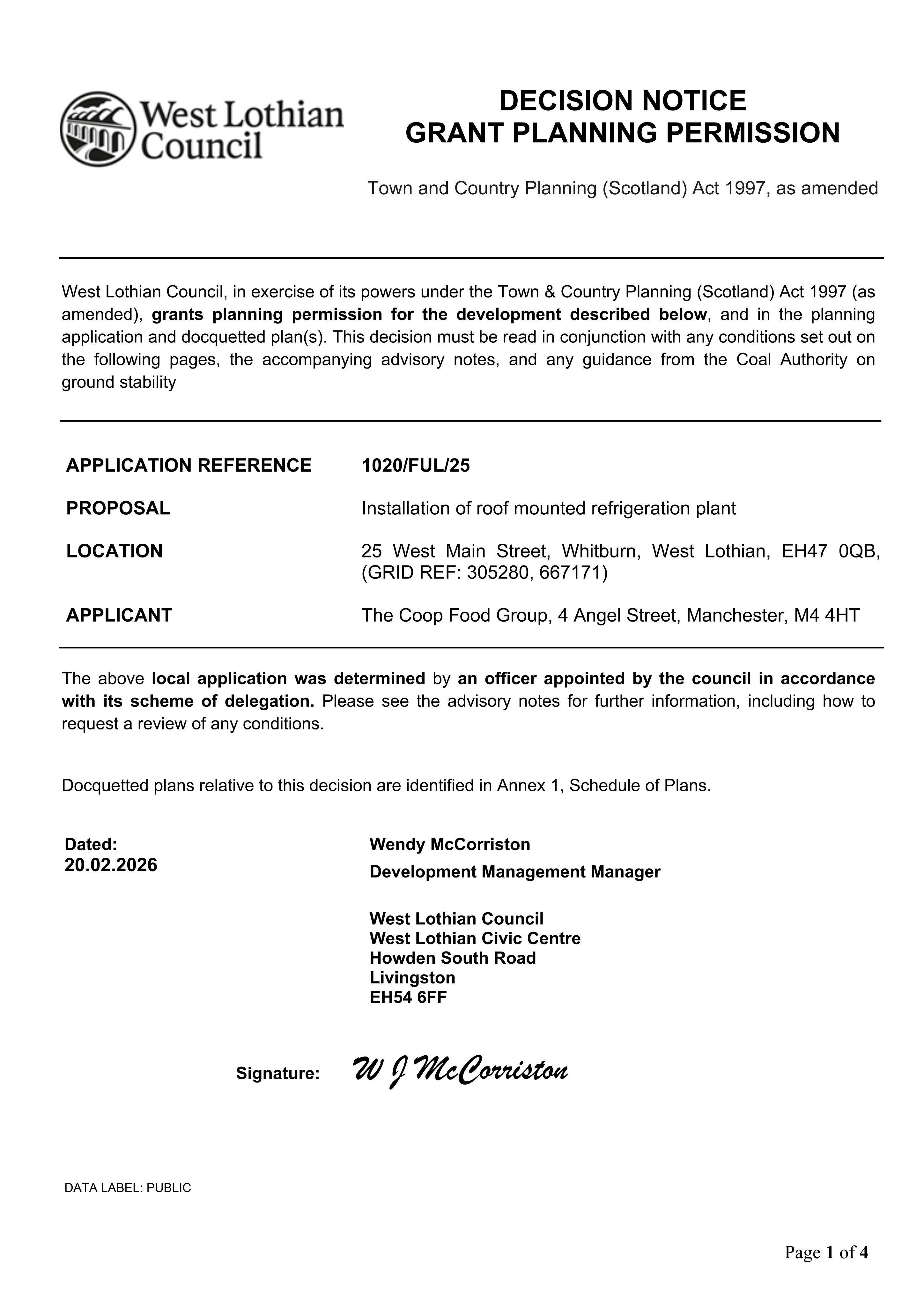Planning document